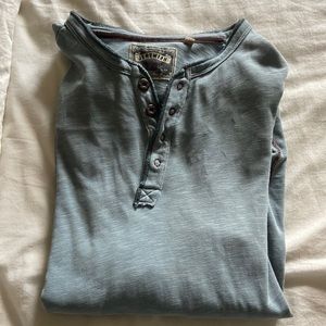 Light blue Jeremiah long sleeve Henley